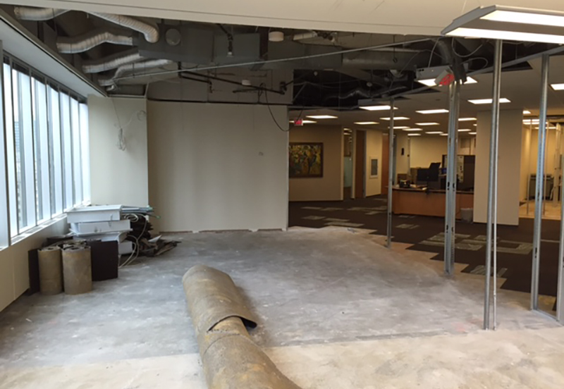 Demolition Begins for New Boardroom and Private Offices